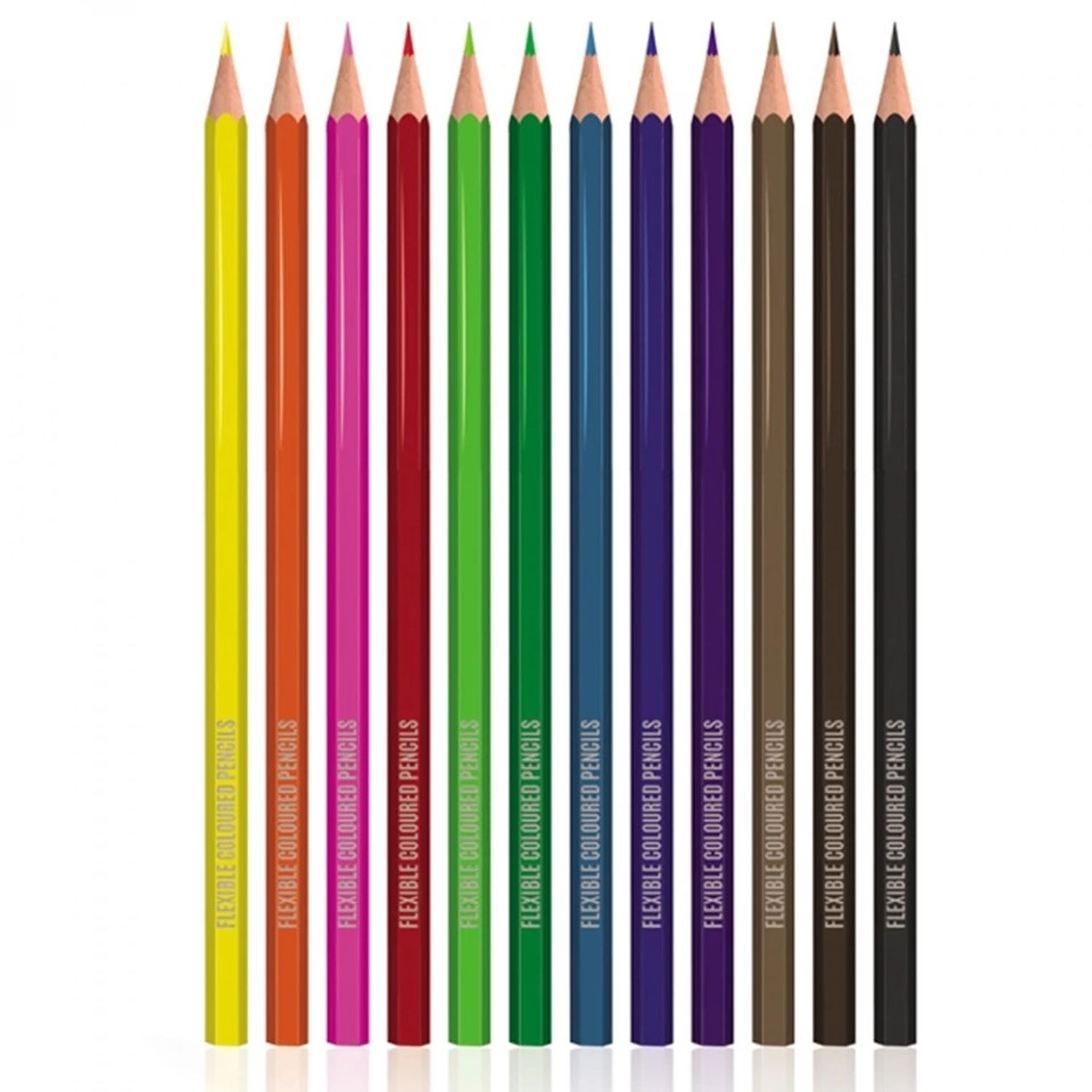 Creioane color, flexibile, 12 culori/set - S-COOL fotografia produsului View 2 L