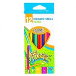 Creioane color, flexibile, 12 culori/set - S-COOL fotografia produsului