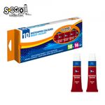 Tempera rosu aprins, 16 ml, 10 buc/set - S-COOL fotografia produsului