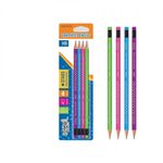 Creion grafit HB, Shining Star, 4 cul/blister- S-COOL fotografia produsului
