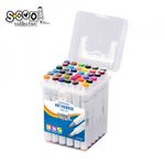 Markere cu 2 capete, 6mm-3mm, 36 cul/set - S-COOL fotografia produsului