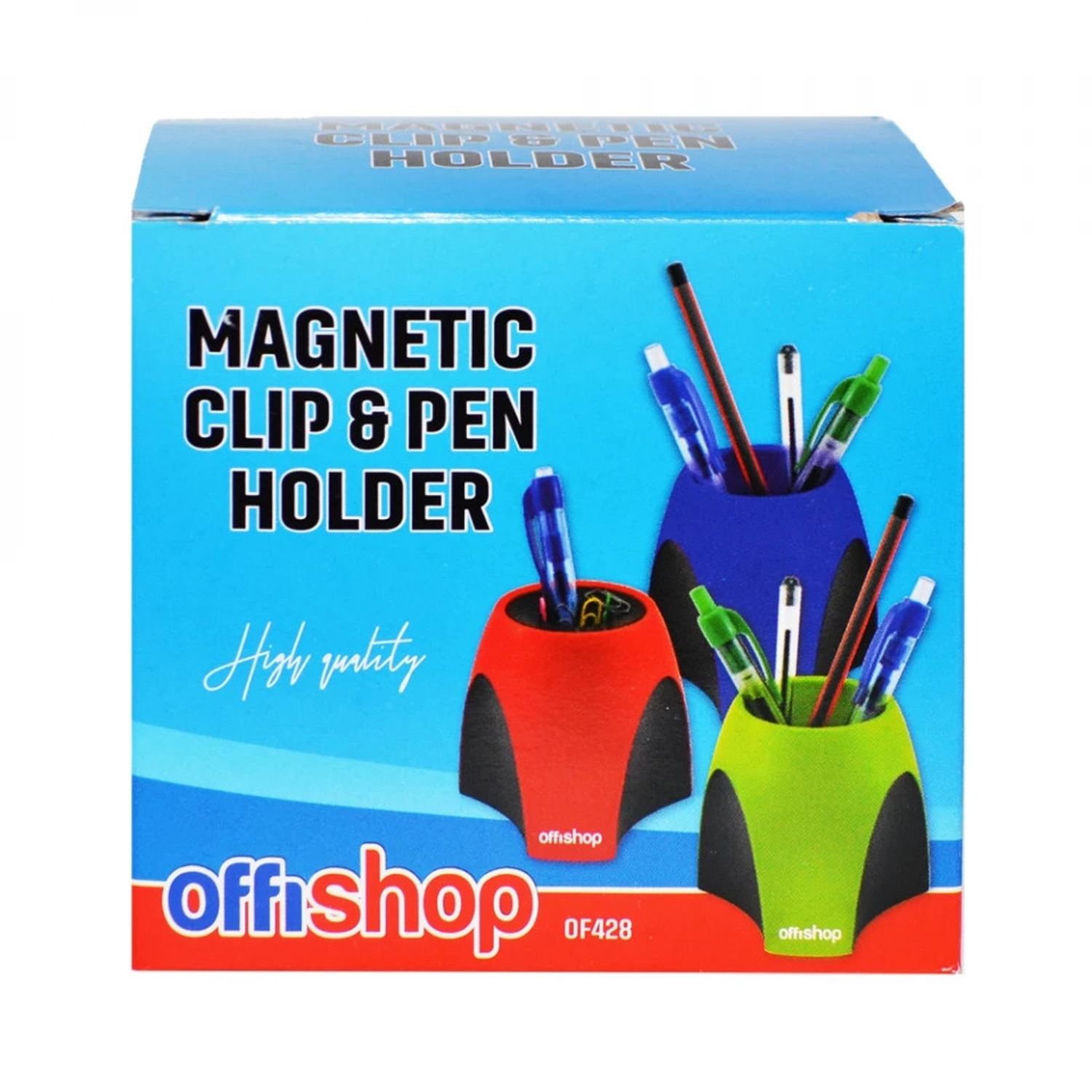 Suport pentru agrafe/pixuri, magnetic - OFFISHOP fotografia produsului View 5 L