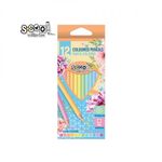 Creioane color, pastel, 12 cul/set - S-COOL fotografia produsului View 4 S