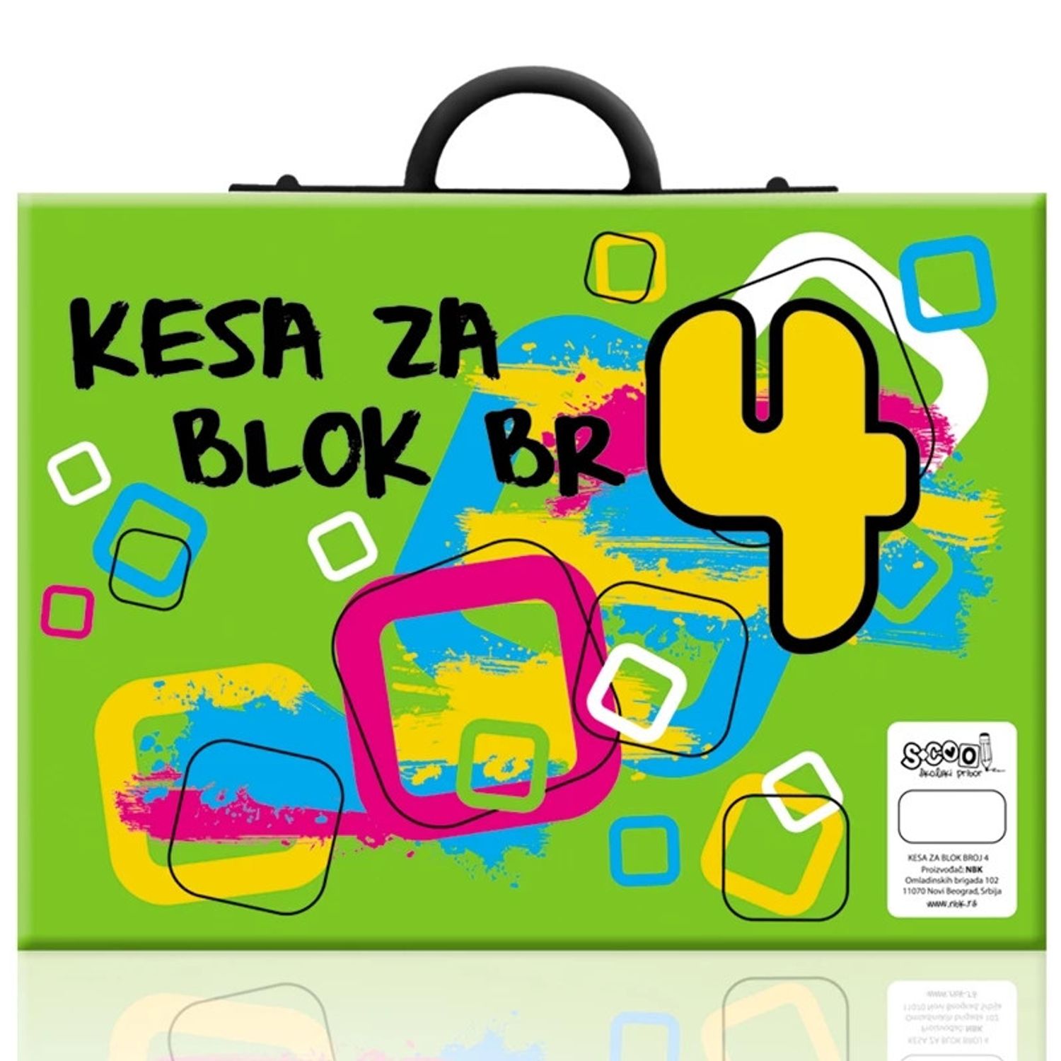 Mapa pentru bloc desen, 40x30 cm - S-COOL fotografia produsului