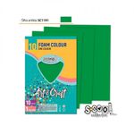 Hartie buretata,verde, 10buc/set, 20x30 cm - S-COOL fotografia produsului