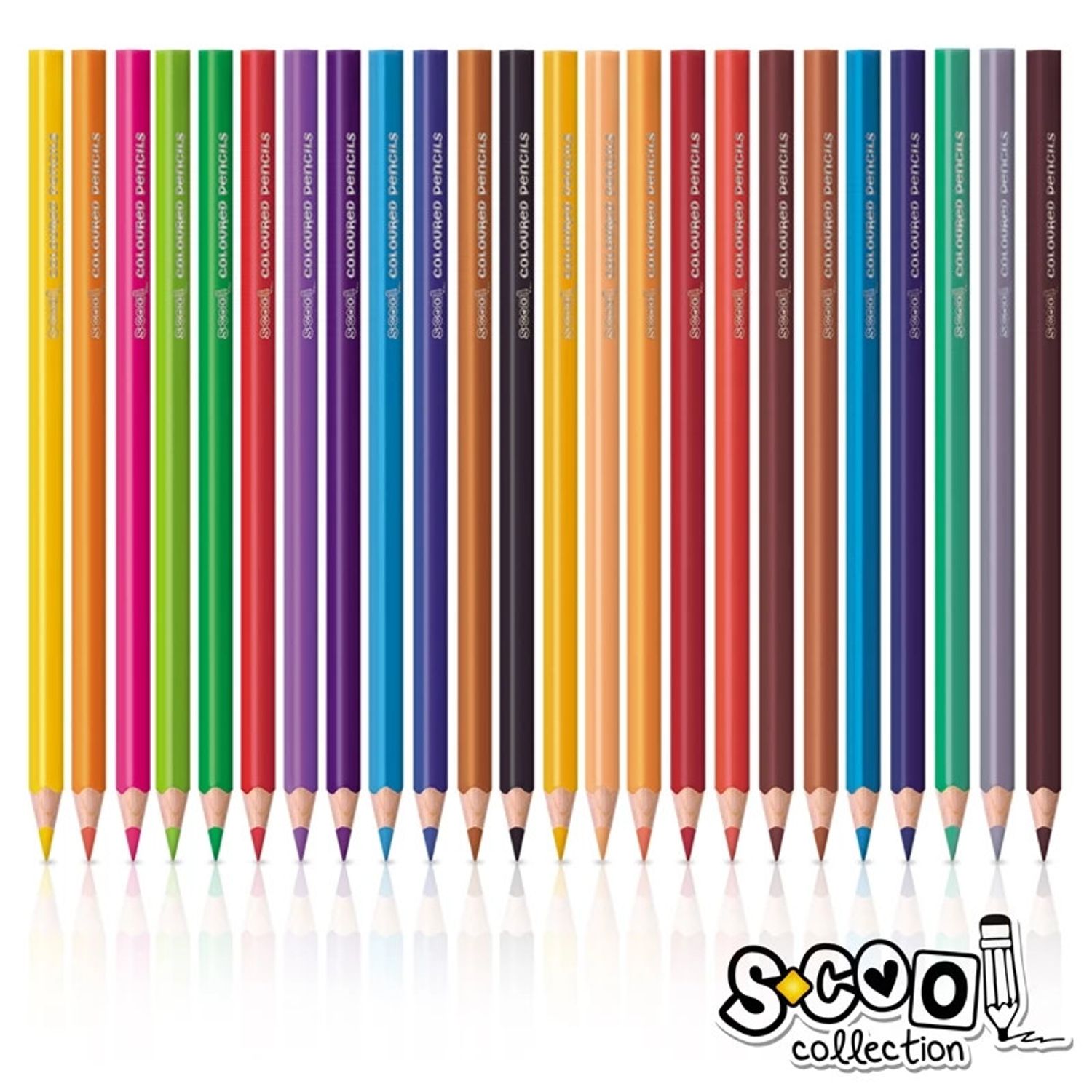 Creioane color, 24 culori/set - S-COOL fotografia produsului View 4 L