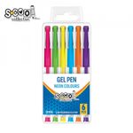 Pix cu gel, neon, 6 buc/cutie - S-COOL fotografia produsului