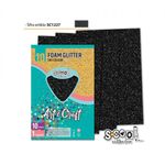 Hartie buretata, glitter, gri, 10 buc/set, 20x30 cm - S-COOL fotografia produsului