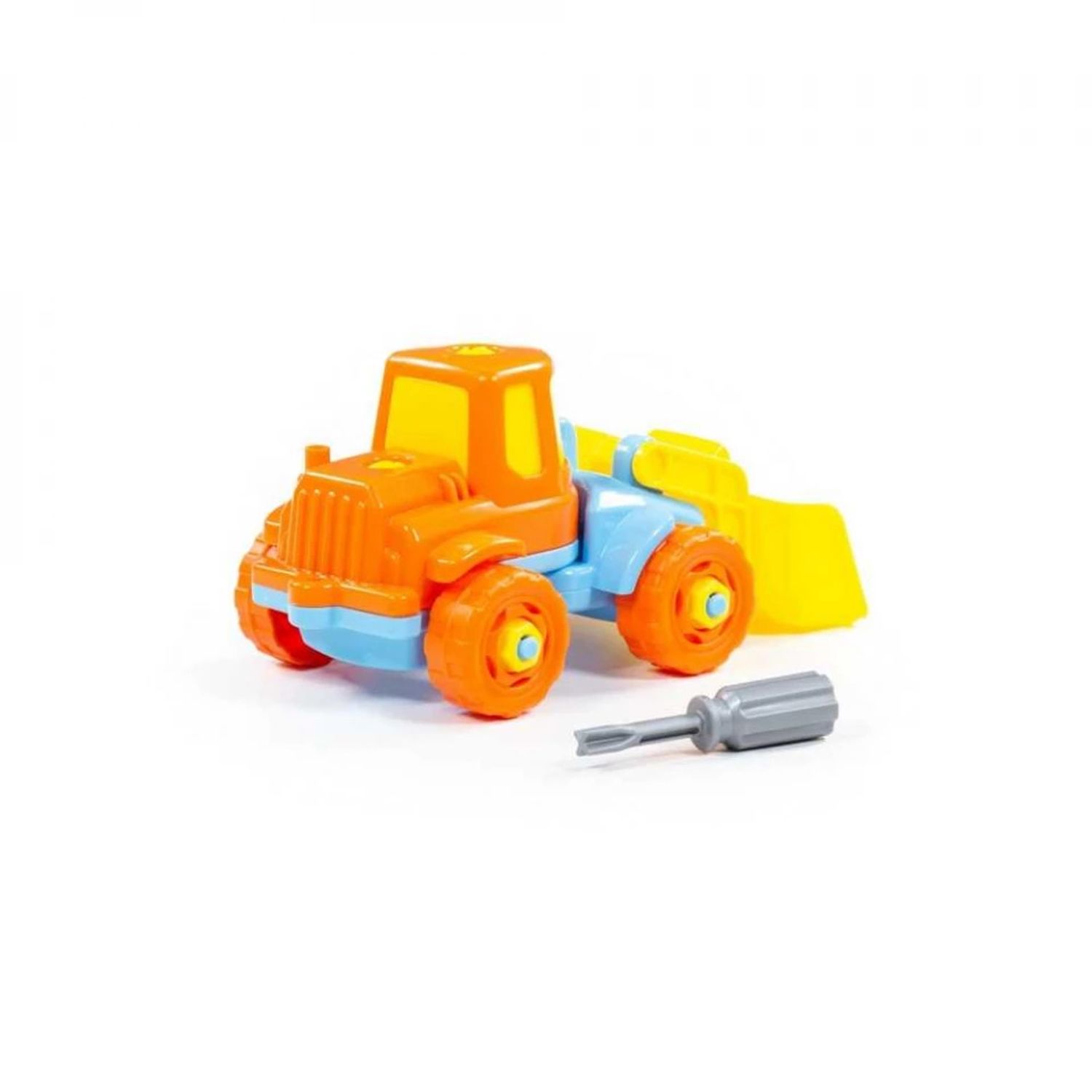 Tractor-excavator demontabil, 19,5x10x29 cm, Polesie fotografia produsului View 2 L