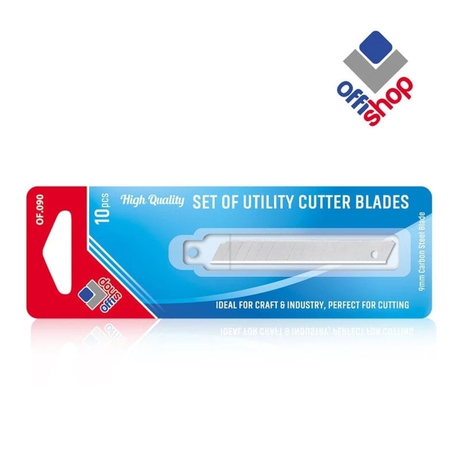 Rezerve cutter, 9 mm, 10 buc/blister - OFFISHOP fotografia produsului