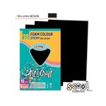 Hartie buretata, adeziva, neagra, 10 buc/set - S-COOL fotografia produsului