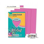 Hartie buretata, roz, 10buc/set, 20x30 cm - S-COOL fotografia produsului