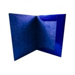 Mapa F4 cu elastic, din carton, 600 g/mp, albastra - OFFISHOP fotografia produsului View 3 S