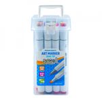 Markere cu 2 capete, 6mm-3mm, 12 cul/set - S-COOL fotografia produsului View 2 S
