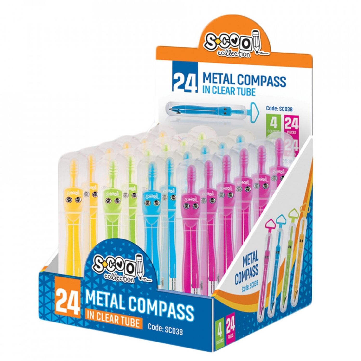Compas, 24 buc/display - S-COOL fotografia produsului