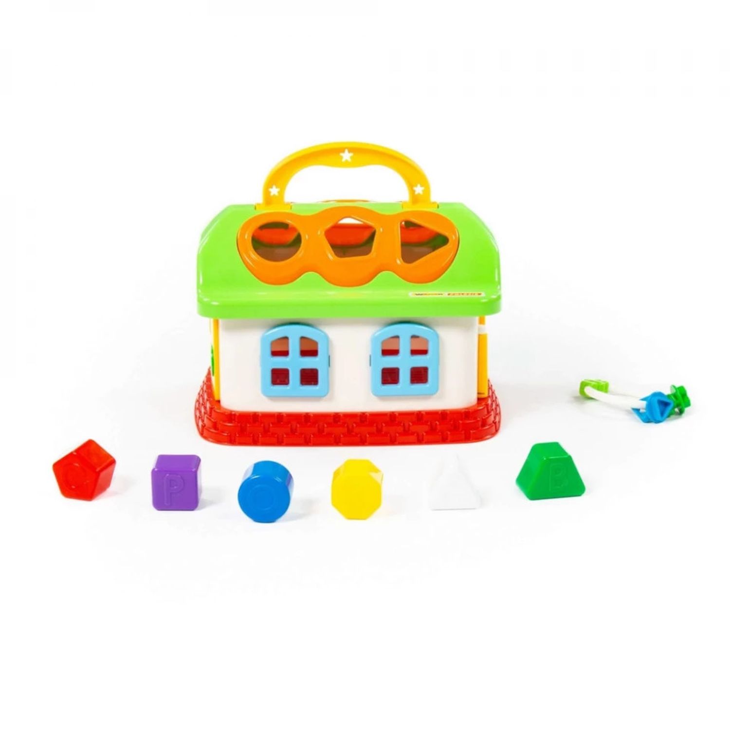 Casuta educativa + forme, 23x18x16 cm, Wader fotografia produsului View 2 L