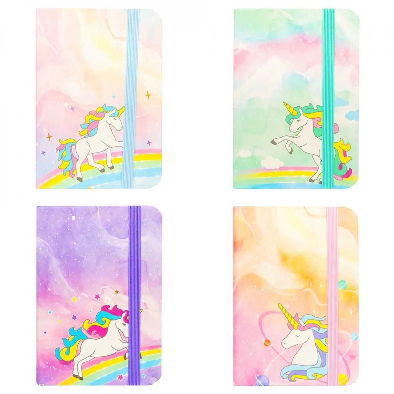 Notes A6 cu elastic, 96 file, Unicorn fotografia produsului