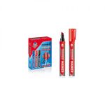 Marker permanent, tesit, rosu, 12 buc/set - OFFISHOP fotografia produsului