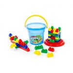Cuburi constructii Junior, 57 piese/galetusa, Polesie fotografia produsului View 2 S
