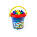 Cuburi constructii Junior, 57 piese/galetusa, Polesie fotografia produsului View 3 S