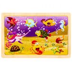 Puzzle lemn, 24 piese, Lumea subacvatica 2 fotografia produsului
