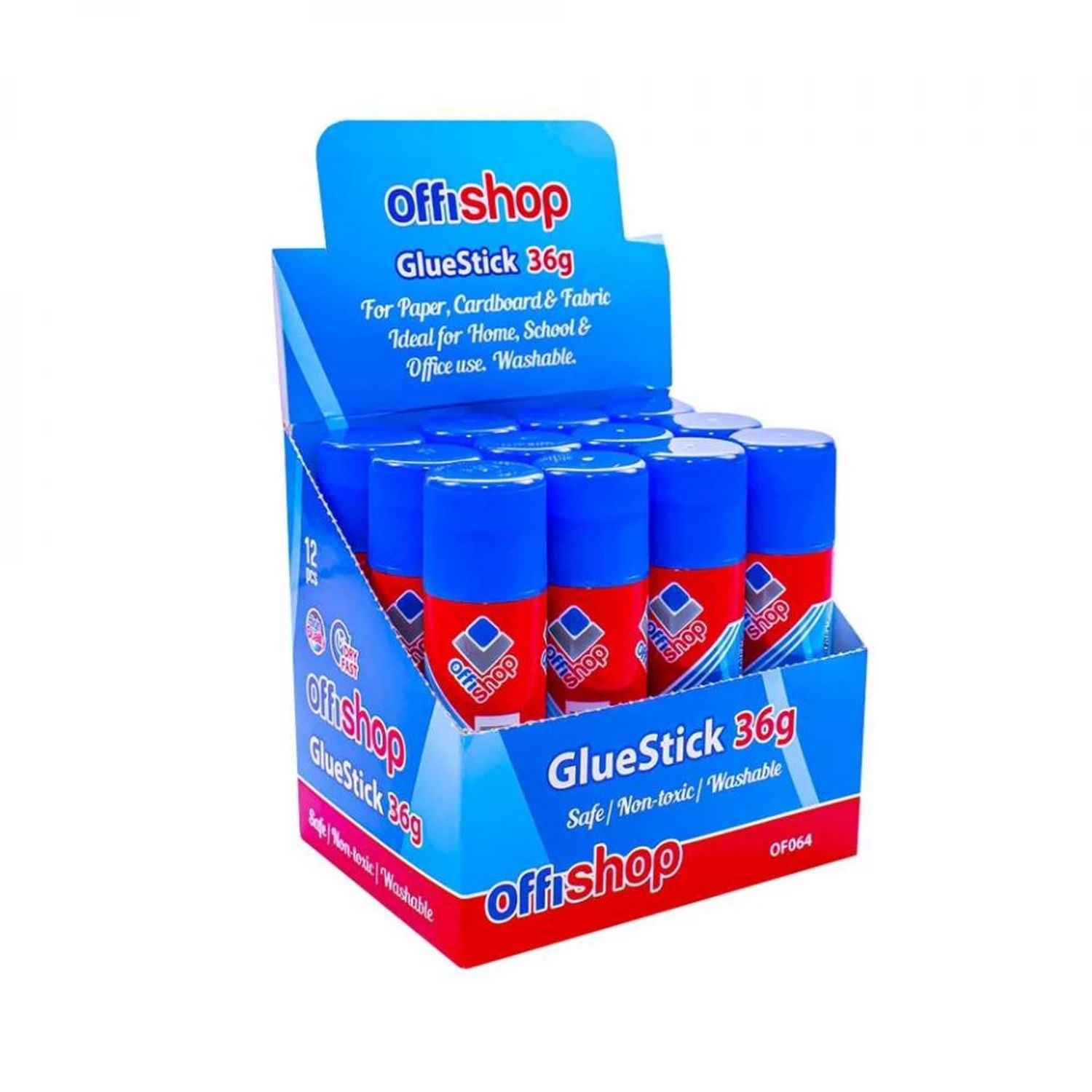 Lipici solid, PVP, 36g, 12 buc/cutie - OFFISHOP fotografia produsului View 3 L