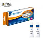 Tempera alb titan, 16 ml, 10 buc/set - S-COOL fotografia produsului
