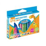 Creioane cerate, JUMBO, 12 culori/set - S-COOL fotografia produsului