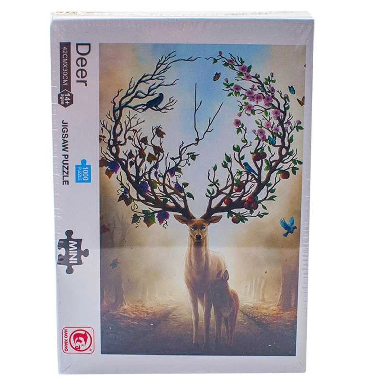 Puzzle carton mini, Cerb, 1000 piese fotografia produsului View 2 L