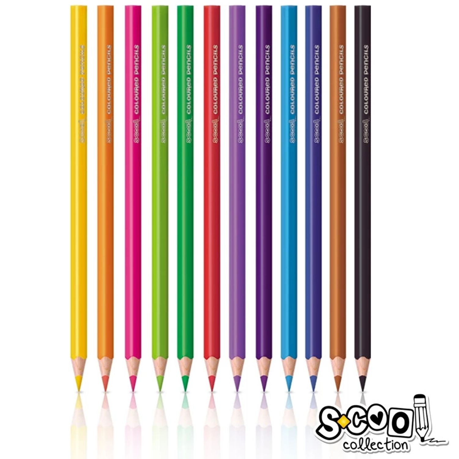 Creioane color, 12 culori/set - S-COOL fotografia produsului View 4 L