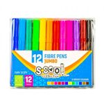Carioca jumbo, 12 culori/cutie PVC - S-COOL fotografia produsului View 4 S