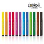 Carioca jumbo, 12 culori/cutie PVC - S-COOL fotografia produsului View 3 S