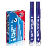 Marker whiteboard, albastru, 2-3,5 mm, 12 buc/set - OFFISHOP fotografia produsului