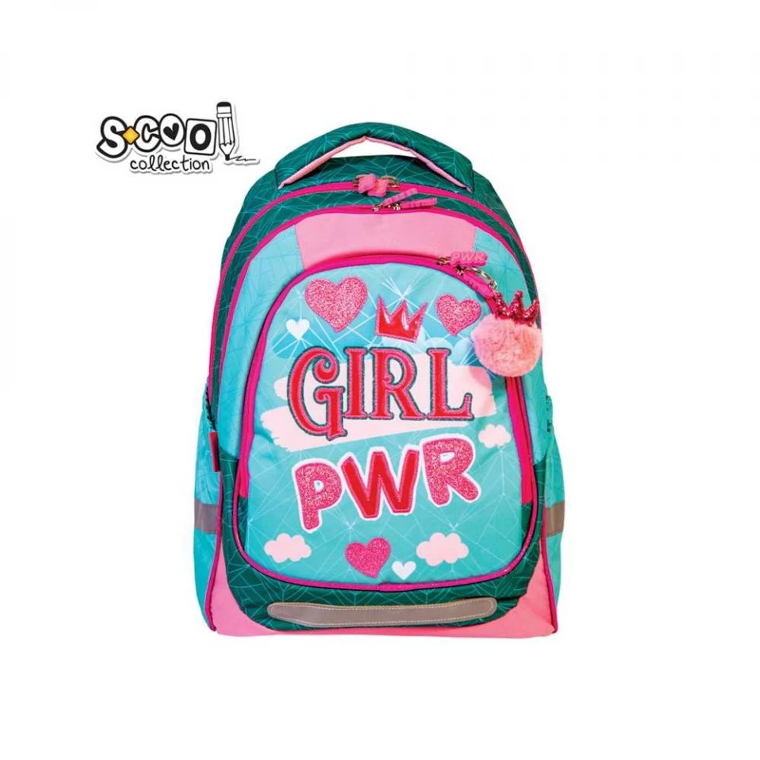 Ghiozdan anatomic LIGHT GIRL POWER, 41 cm - S-COOL fotografia produsului