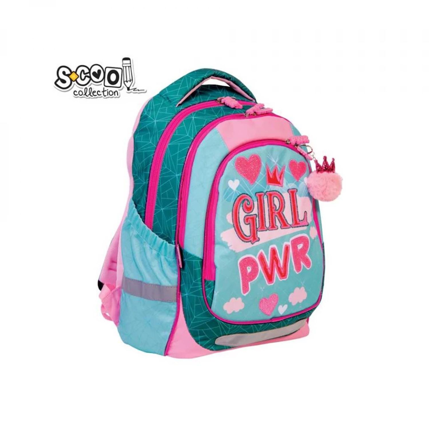 Ghiozdan anatomic LIGHT GIRL POWER, 41 cm - S-COOL fotografia produsului View 2 L