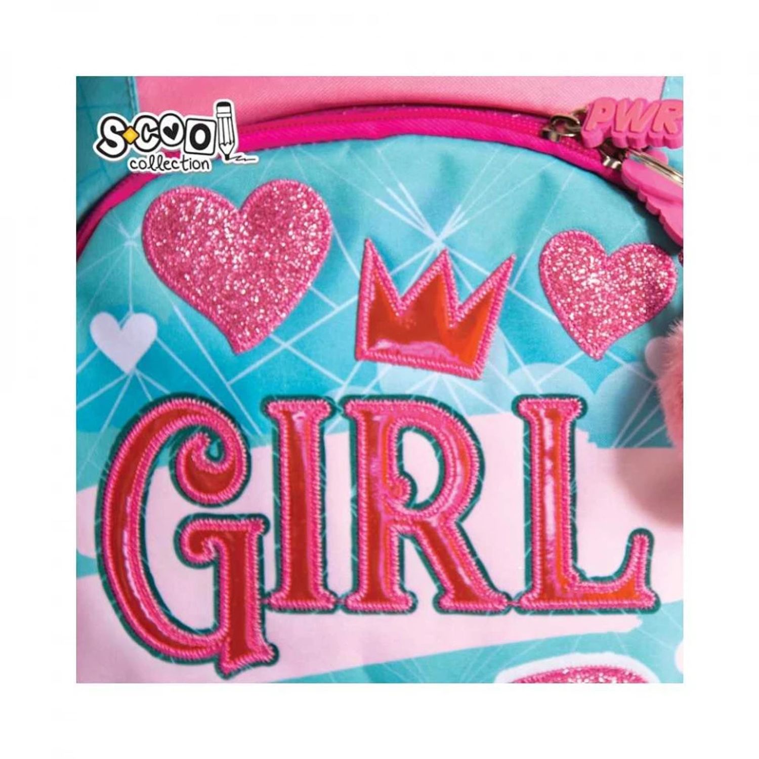 Ghiozdan anatomic LIGHT GIRL POWER, 41 cm - S-COOL fotografia produsului View 4 L