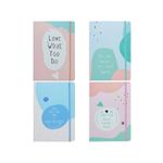 Notes A5 cu elastic, 80 file, bleu/roz fotografia produsului