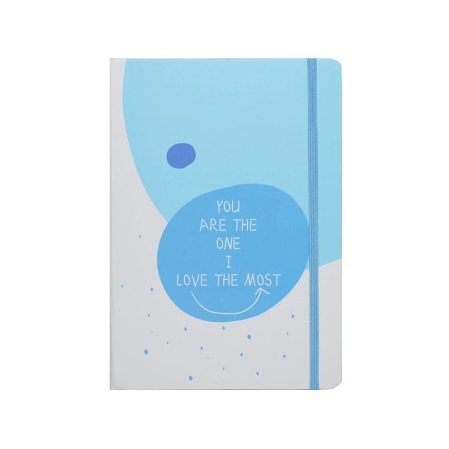 Notes A5 cu elastic, 80 file, bleu/roz fotografia produsului View 5 L