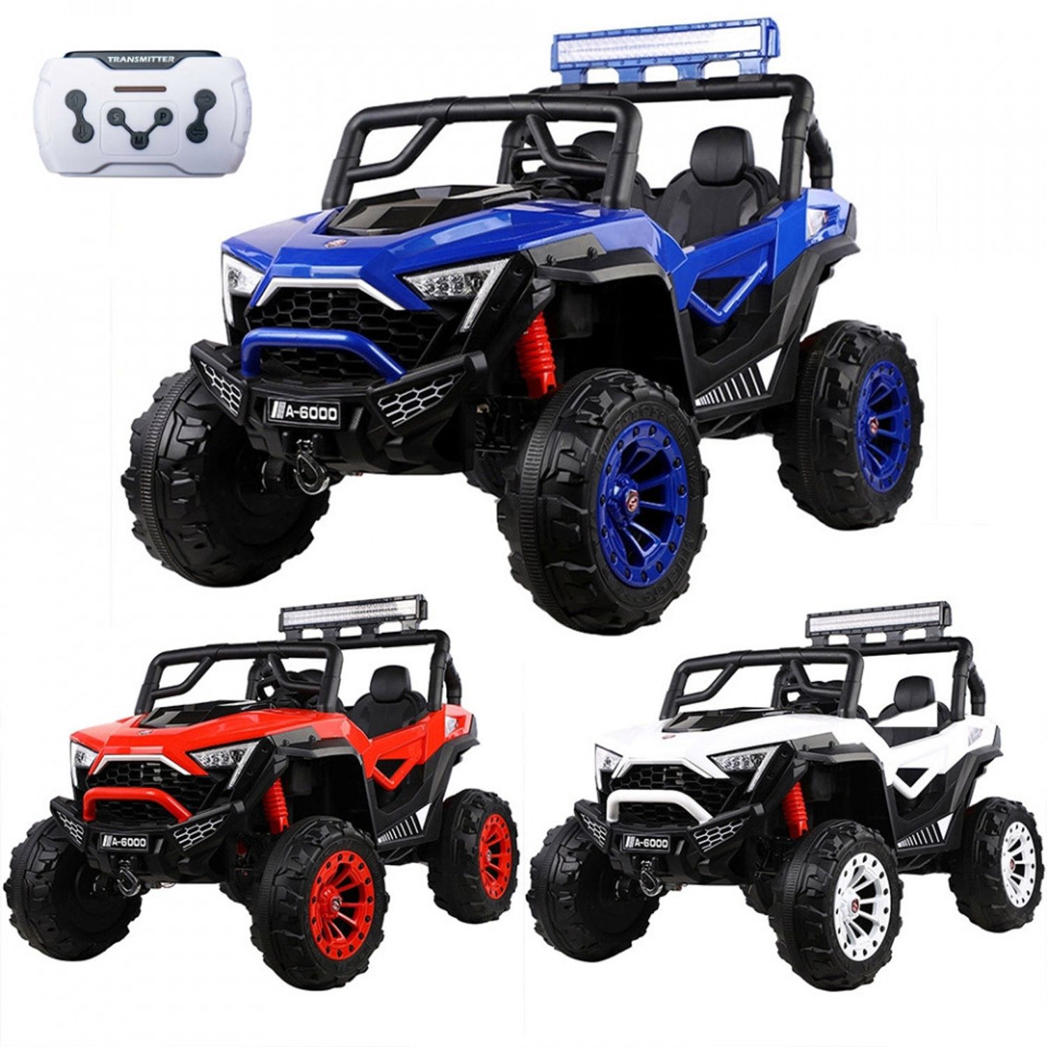 Jeep cu acumulator, 4 motoare, 12V, 7A fotografia produsului