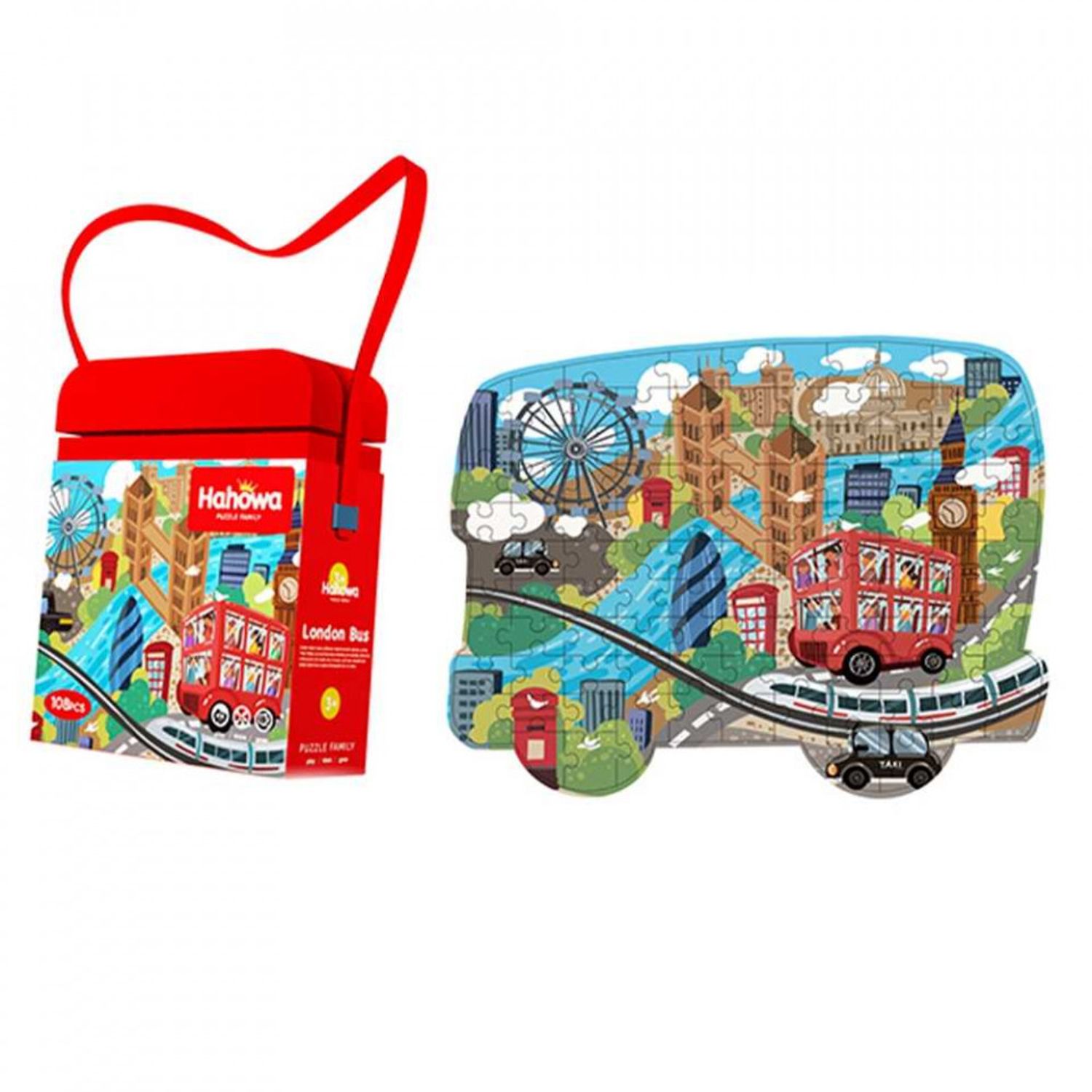 Puzzle in gentuta, Autobuz fotografia produsului
