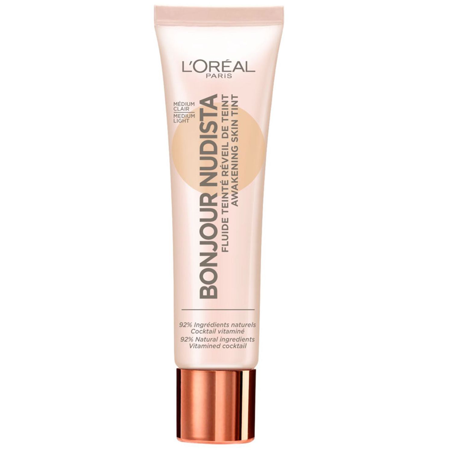 BB Cream L Oreal Paris Bonjour Nudista, Medium Light, 30 ml fotografia produsului