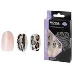 Set 24 Unghii False ROYAL Glue-On Nail Tips, Madagascar, Adeziv Inclus fotografia produsului