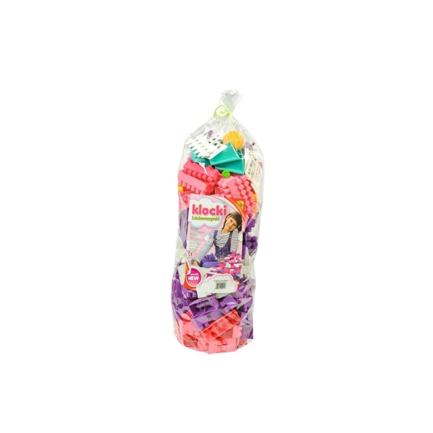 Cuburi constructii 200 piese, 28 mm, pentru fetite - Tupiko fotografia produsului