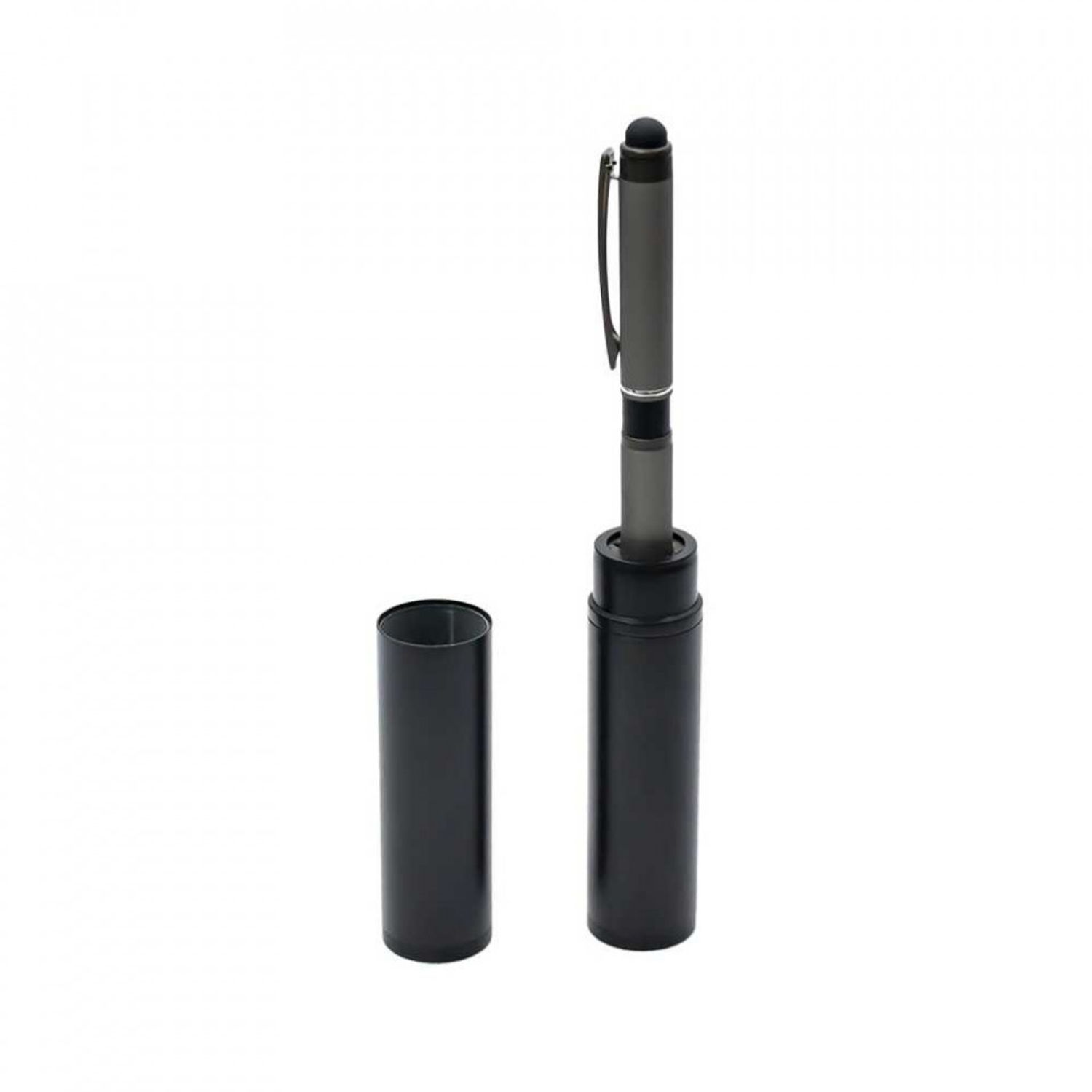 Pix metal in tub metalic negru, cu mecanism, mina albastra - OFFISHOP fotografia produsului View 5 L
