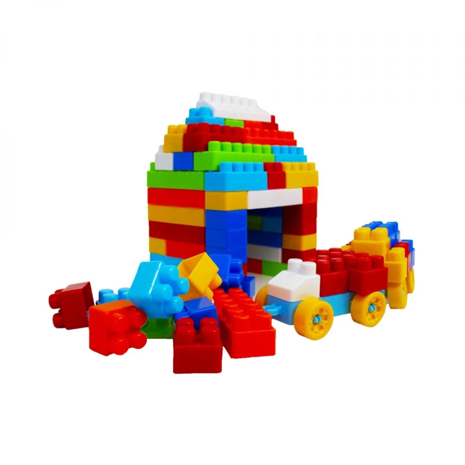 Cuburi constructii in rucsac, 320 piese/570g - robentoys fotografia produsului View 2 L