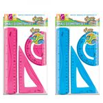 Trusa geometrie flexibila, 3 piese/set - S-COOL fotografia produsului
