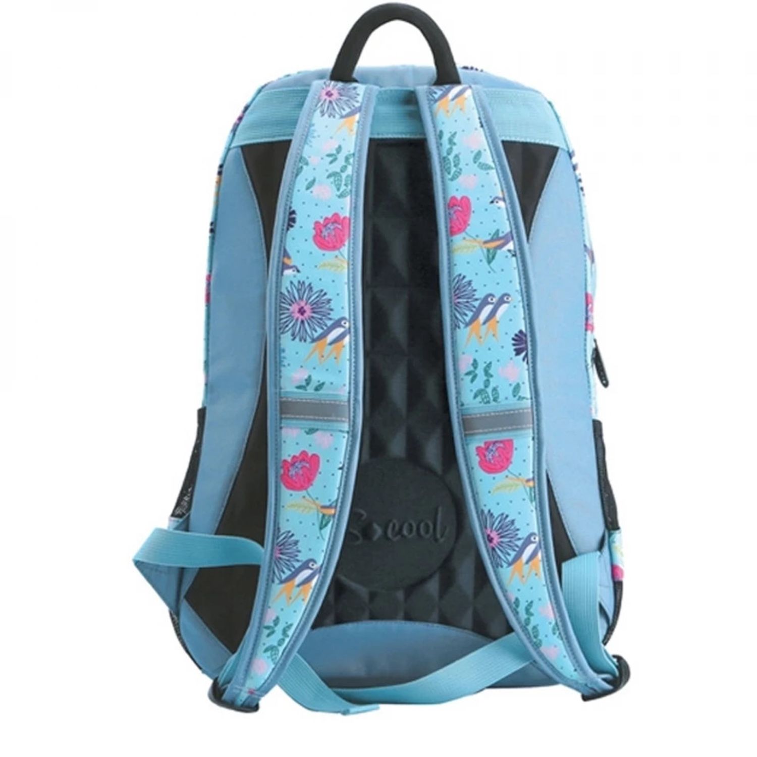 Ghiozdan compartiment laptop, BIRDS, 43x27x15cm - S-COOL fotografia produsului View 2 L