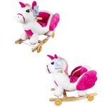 Balansoar pentru bebelusi, Unicorn, lemn + plus, cu rotile fotografia produsului View 3 S