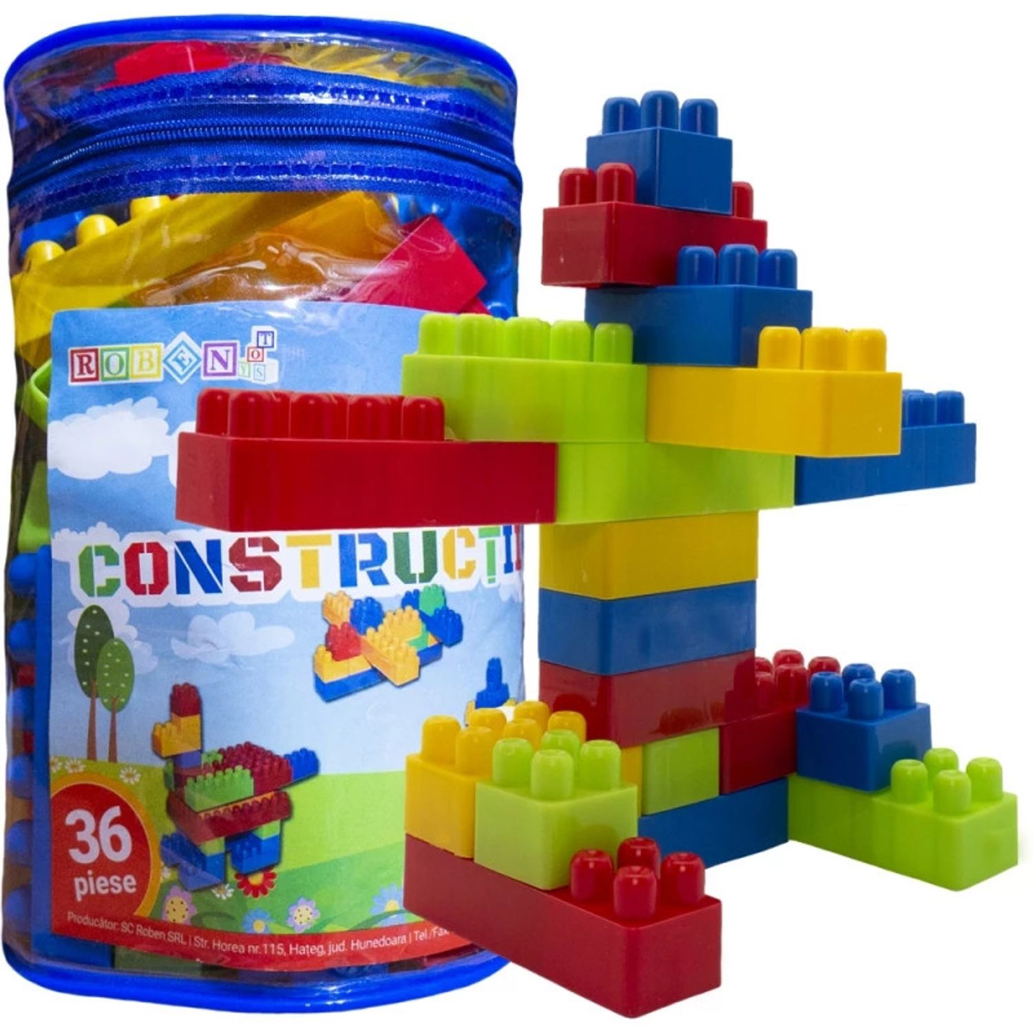 Cuburi 36 piese - ROBENTOYS fotografia produsului