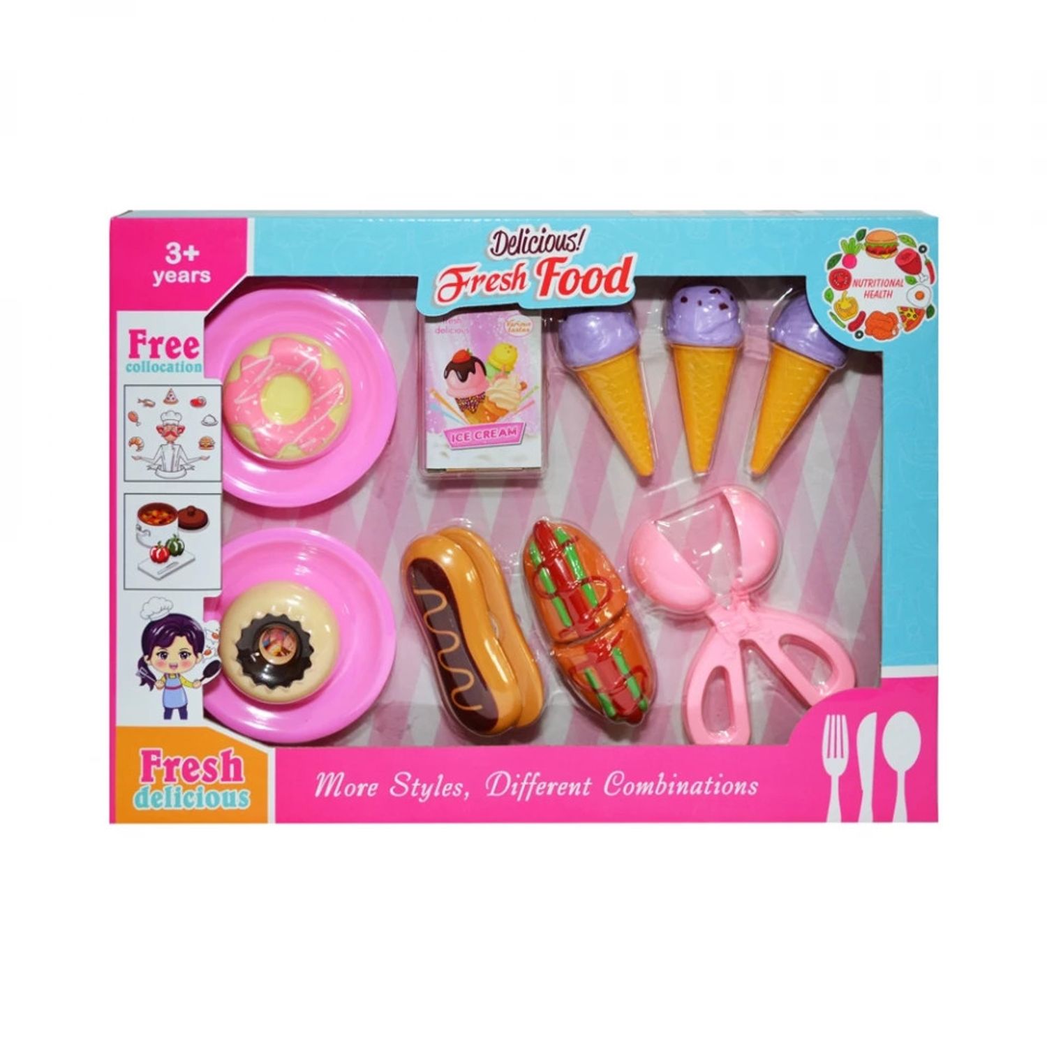 Set fast food, in cutie, 01-15 fotografia produsului